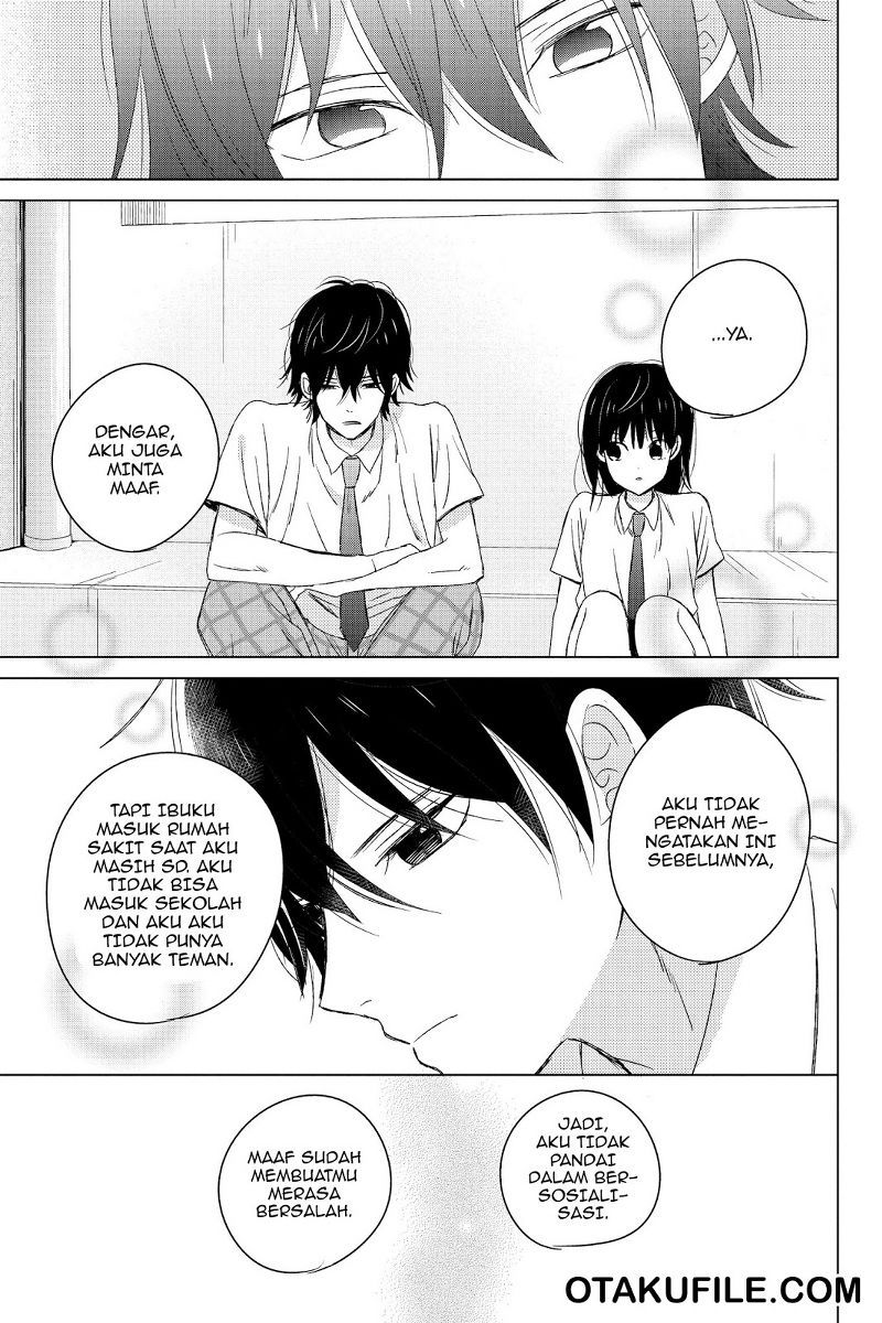 Chikyuu no Owari wa Koi no Hajimari Chapter 15 Bahasa Indonesia