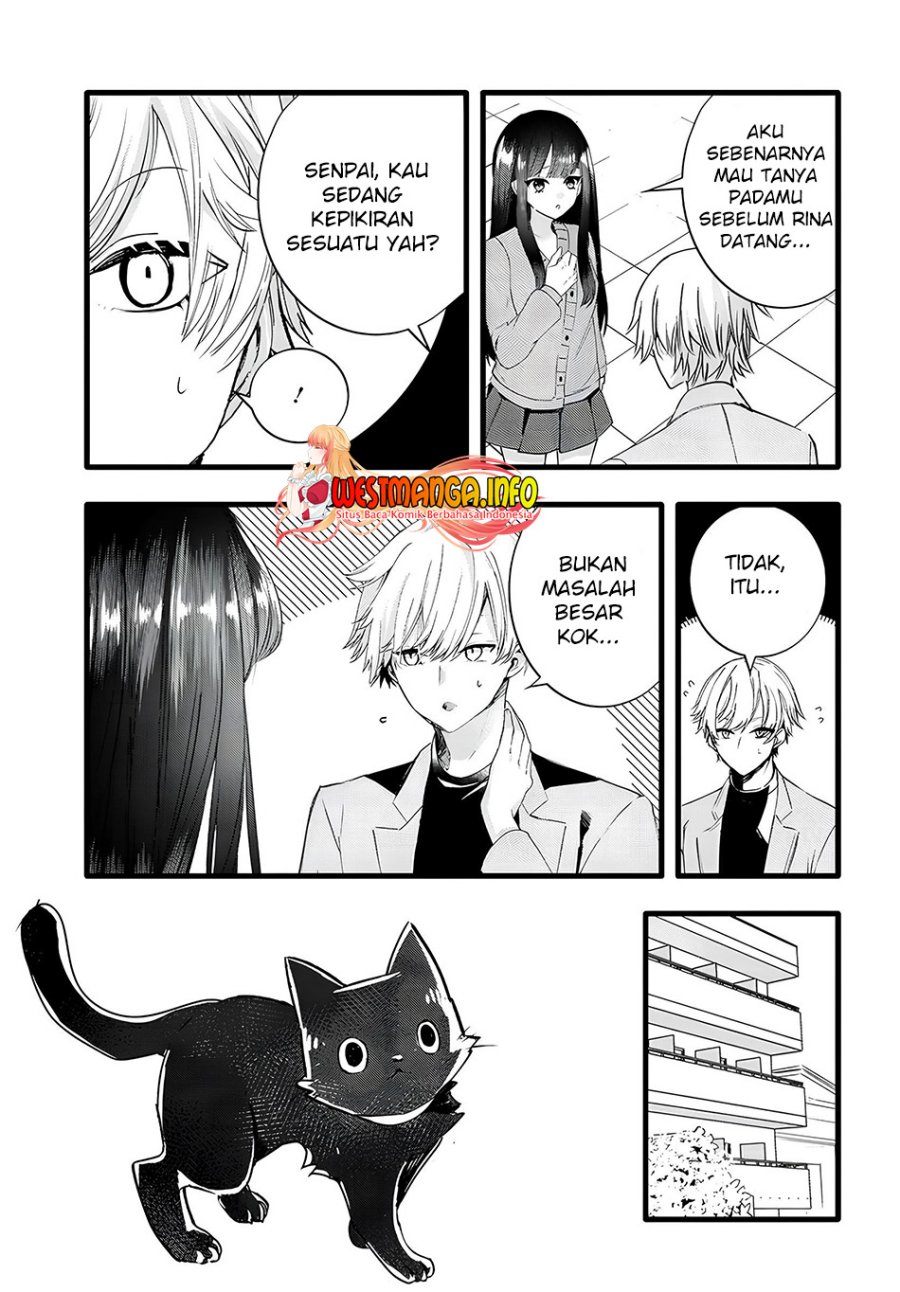 Chiteki de Cool na Kouhai Bijo, Ore no Kai Neko ni naru Chapter 17 Bahasa Indonesia