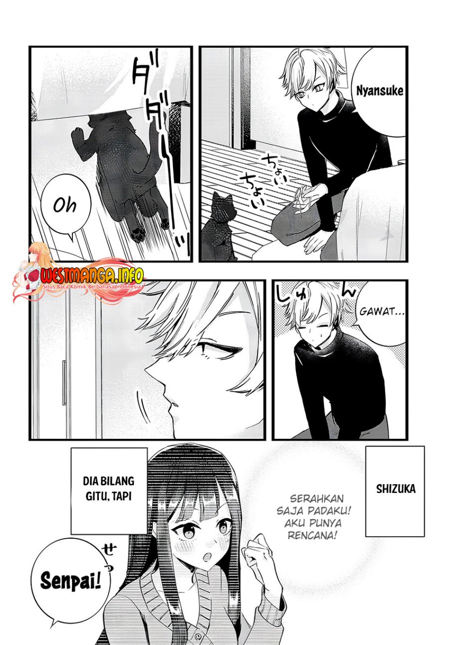 Chiteki de Cool na Kouhai Bijo, Ore no Kai Neko ni naru Chapter 17 Bahasa Indonesia