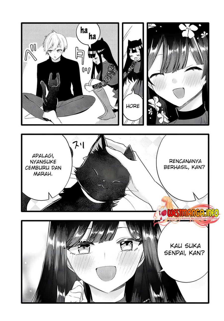 Chiteki de Cool na Kouhai Bijo, Ore no Kai Neko ni naru Chapter 17 Bahasa Indonesia
