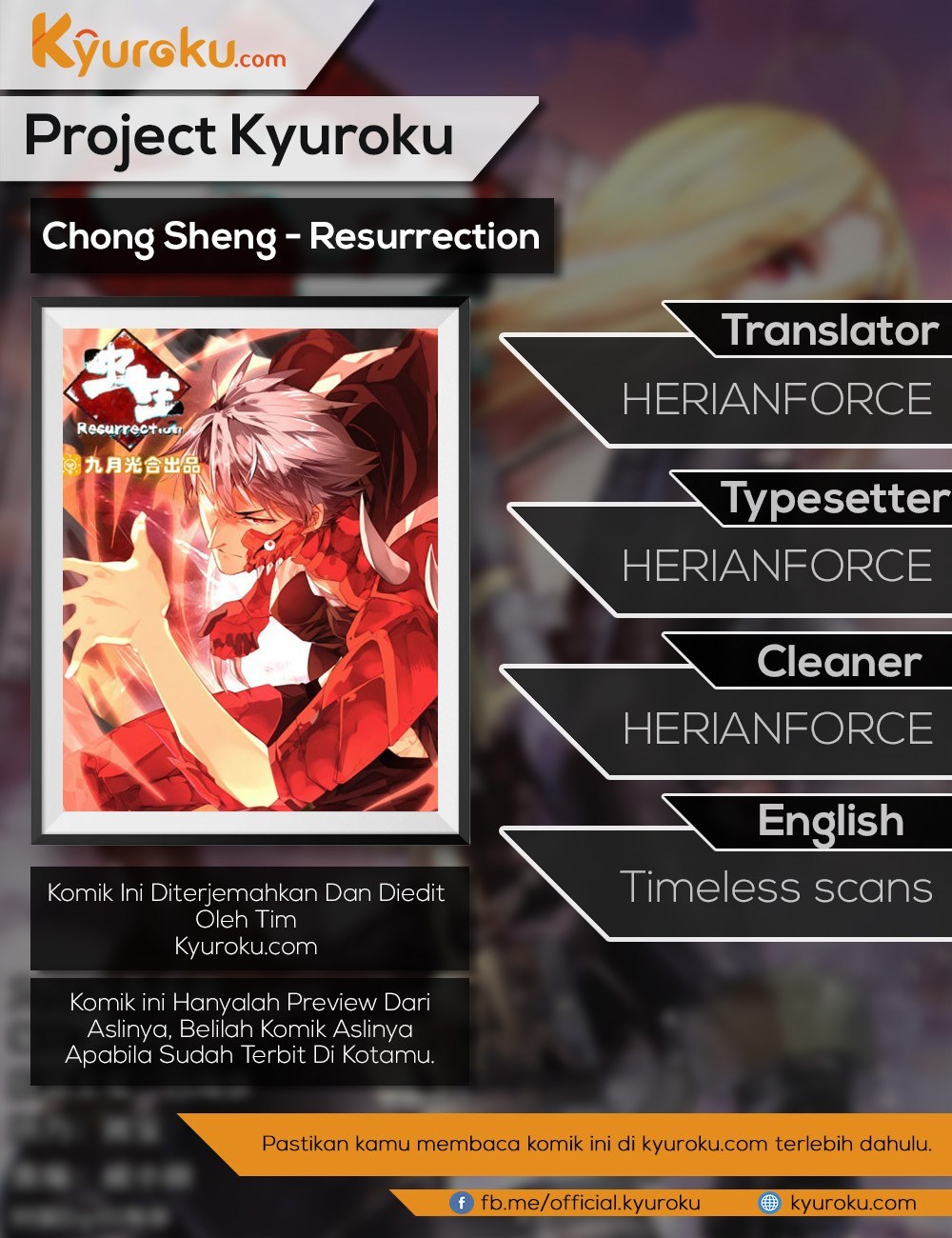 Chong Sheng – Resurrection Chapter 81 Bahasa Indonesia