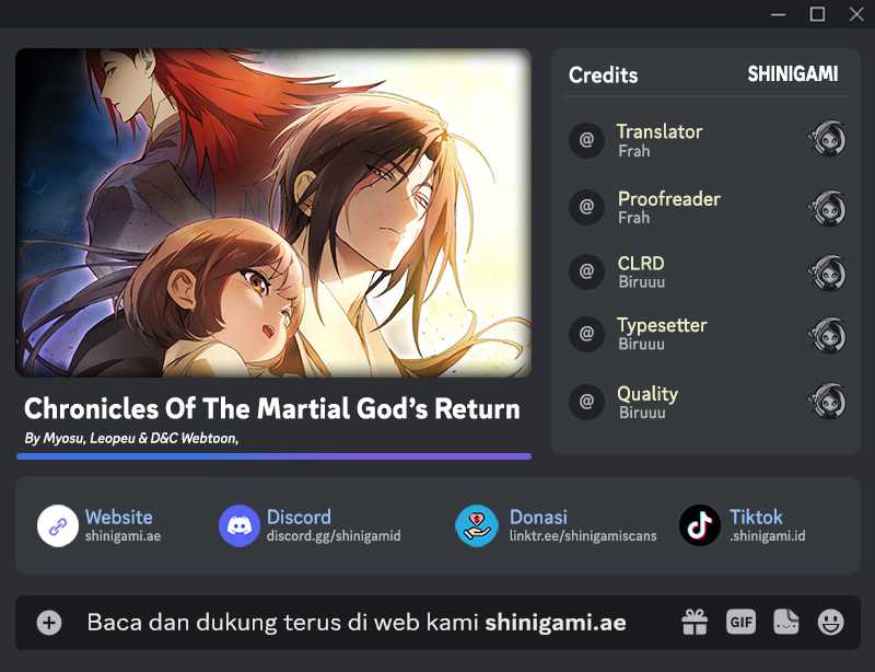 Chronicles Of The Martial God’s Return chapter 95