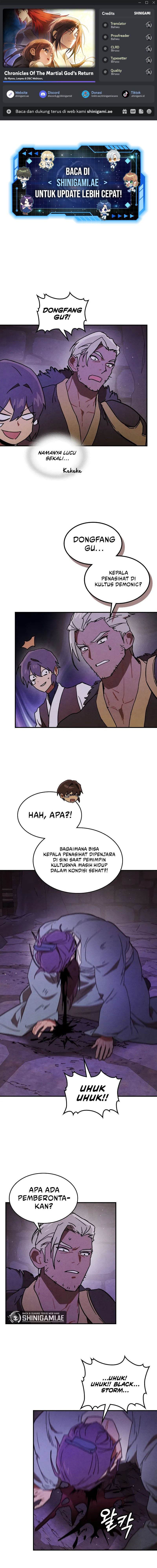 Chronicles Of The Martial God’s Return chapter 109