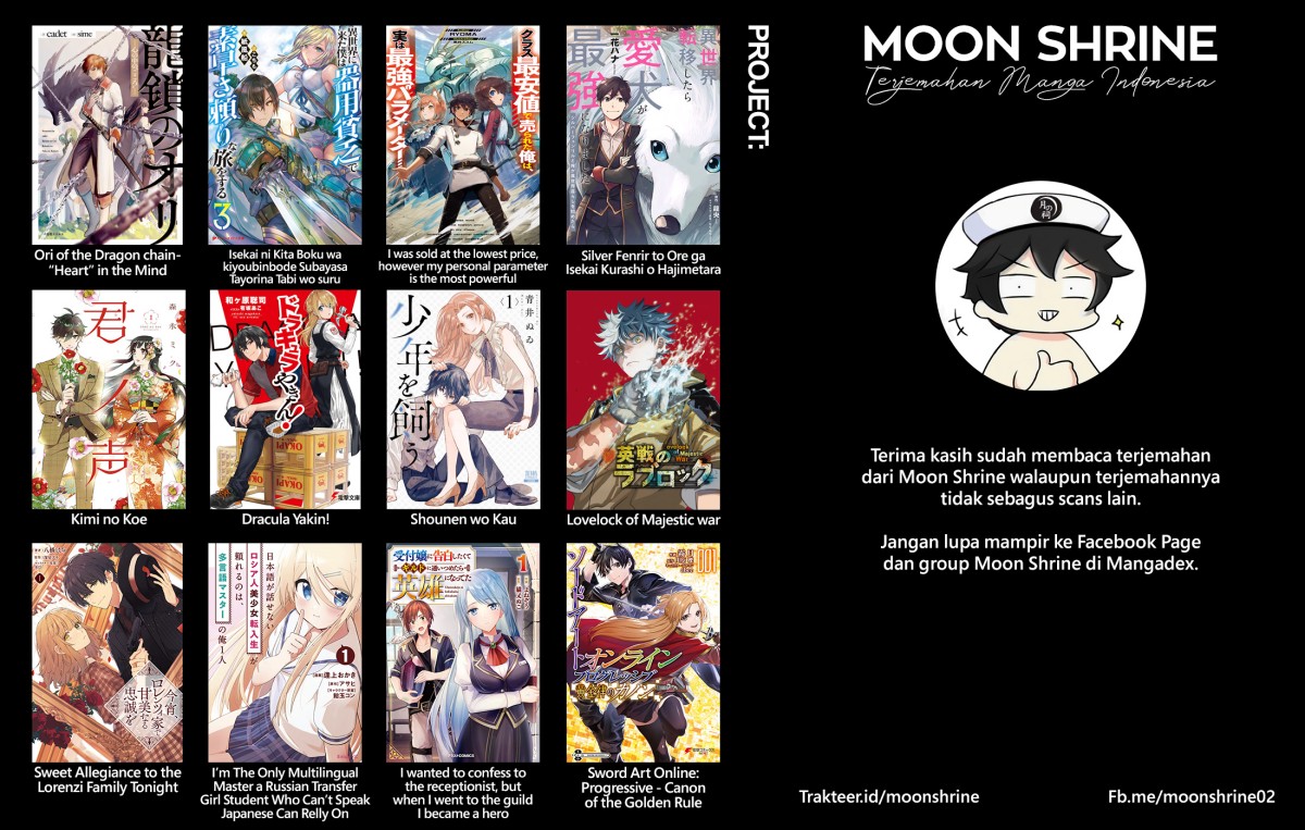 Class Saiya Sune de Urareta Ore wa, Jitsu wa Saikyou Parameter Chapter 11.2 Bahasa Indonesia