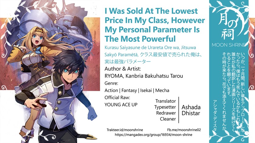 Class Saiya Sune de Urareta Ore wa, Jitsu wa Saikyou Parameter Chapter 14 Bahasa Indonesia