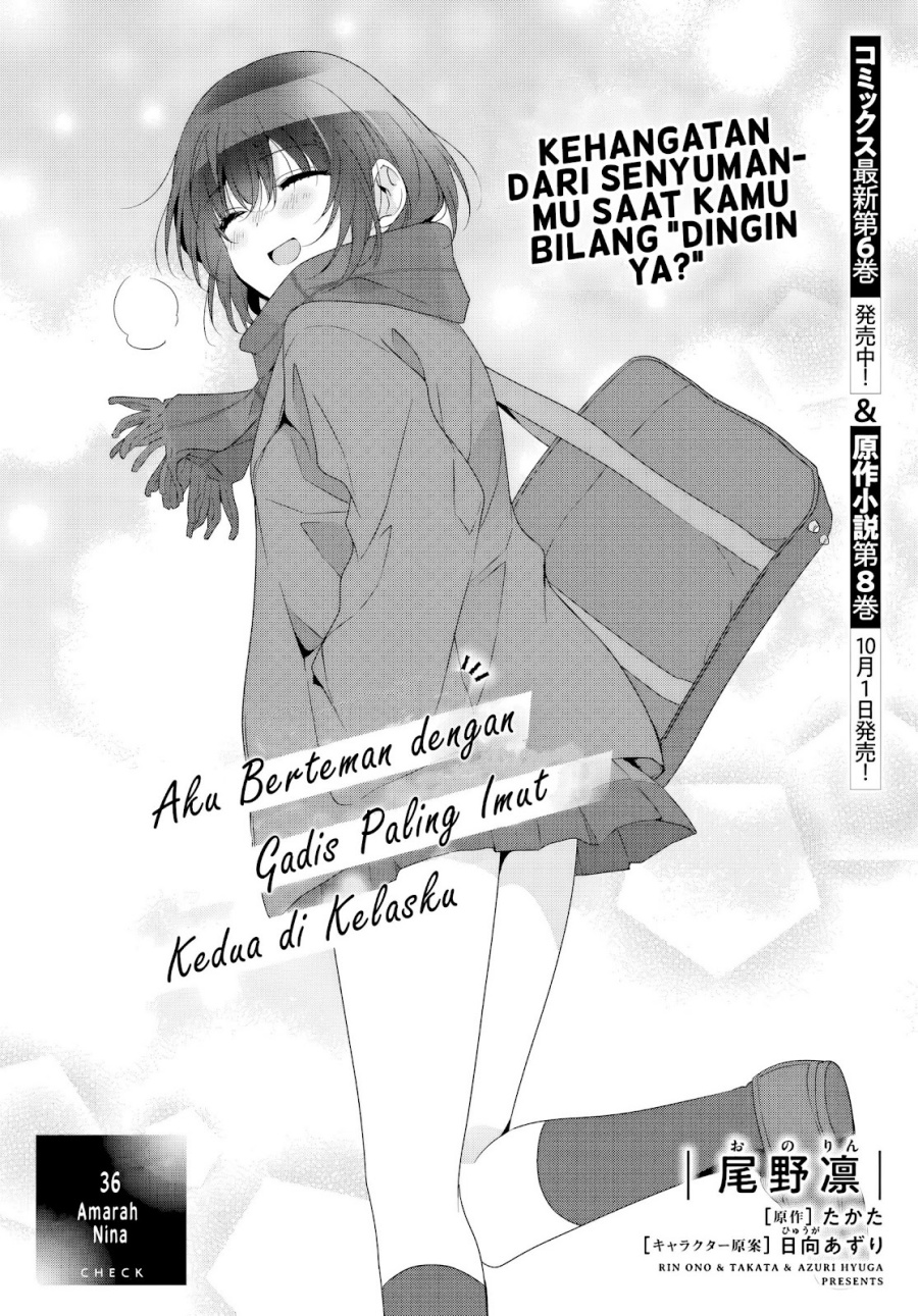 Class de 2 Banme ni Kawaii Onna no Ko to Tomodachi ni Natta Chapter 36 Bahasa Indonesia