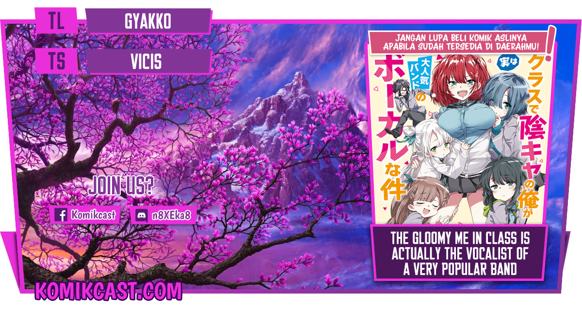 Class de Inkya no Ore ga Jitsu wa Daininki Band no Vocal na Ken Chapter 02 Bahasa Indonesia