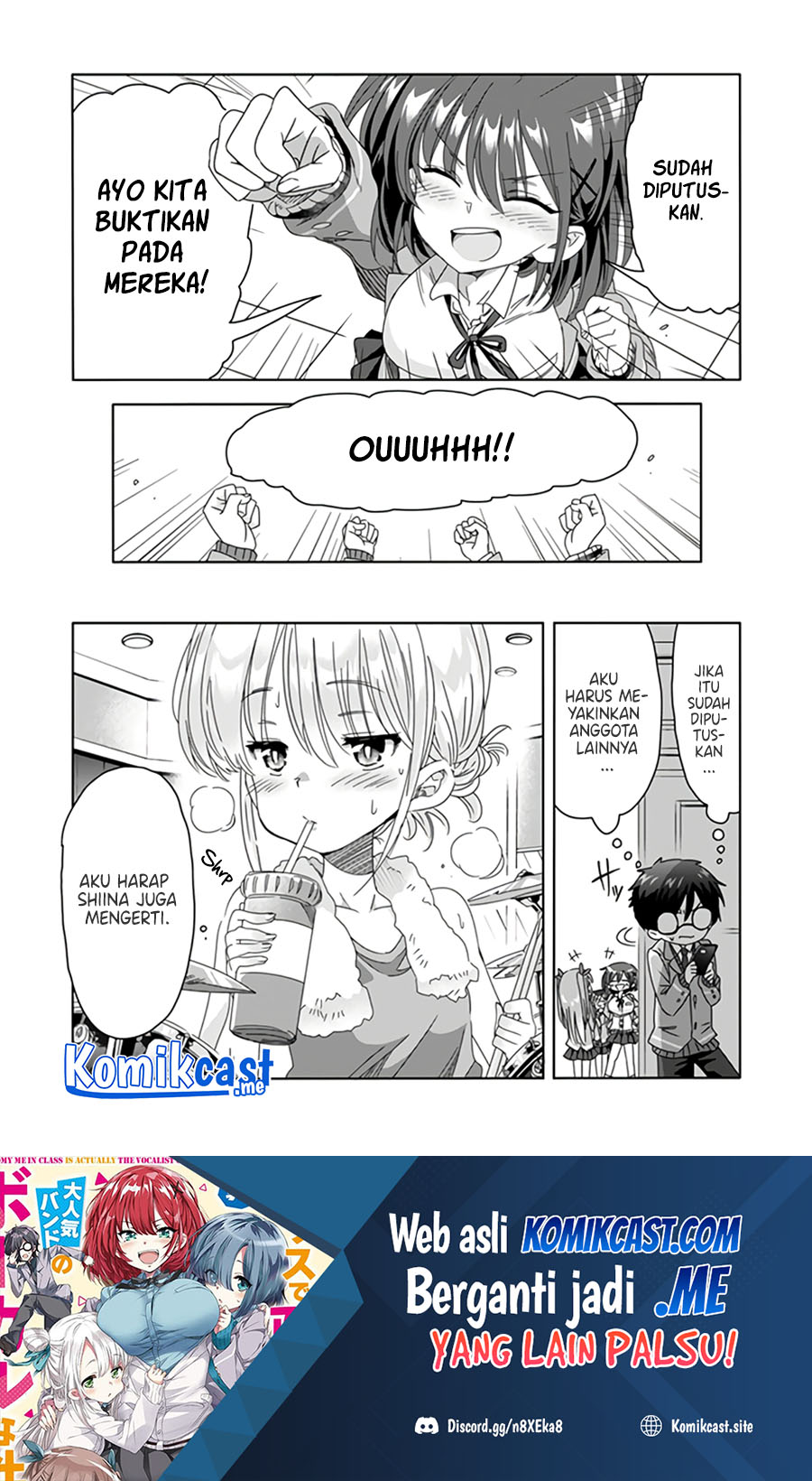 Class de Inkya no Ore ga Jitsu wa Daininki Band no Vocal na Ken chapter 13