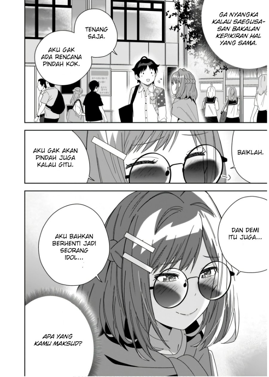Classmate no Moto Idol ga, Tonikaku Kyodou Fushin Nan desu chapter 6