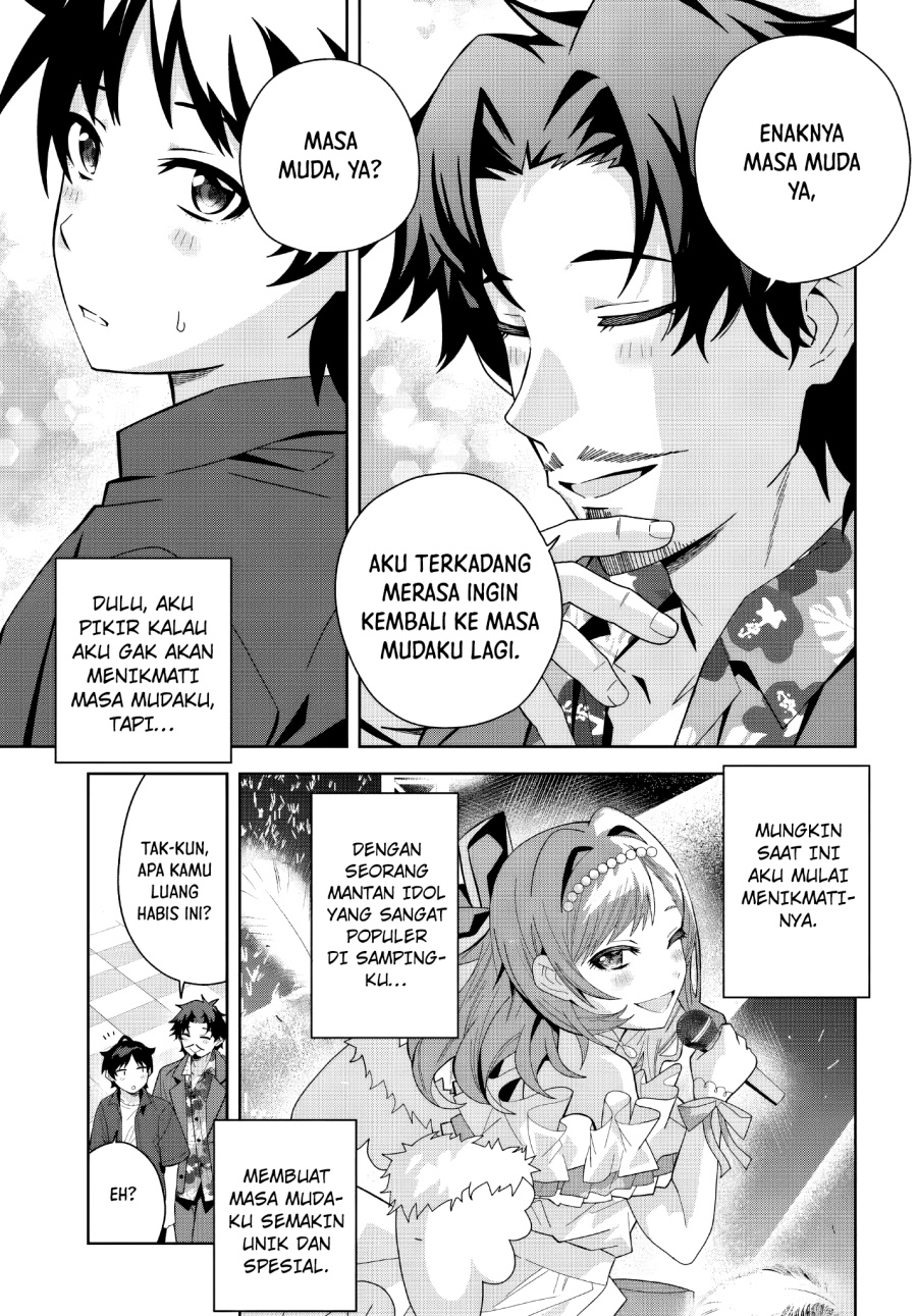 Classmate no Moto Idol ga, Tonikaku Kyodou Fushin Nan desu Chapter 19 Bahasa Indonesia