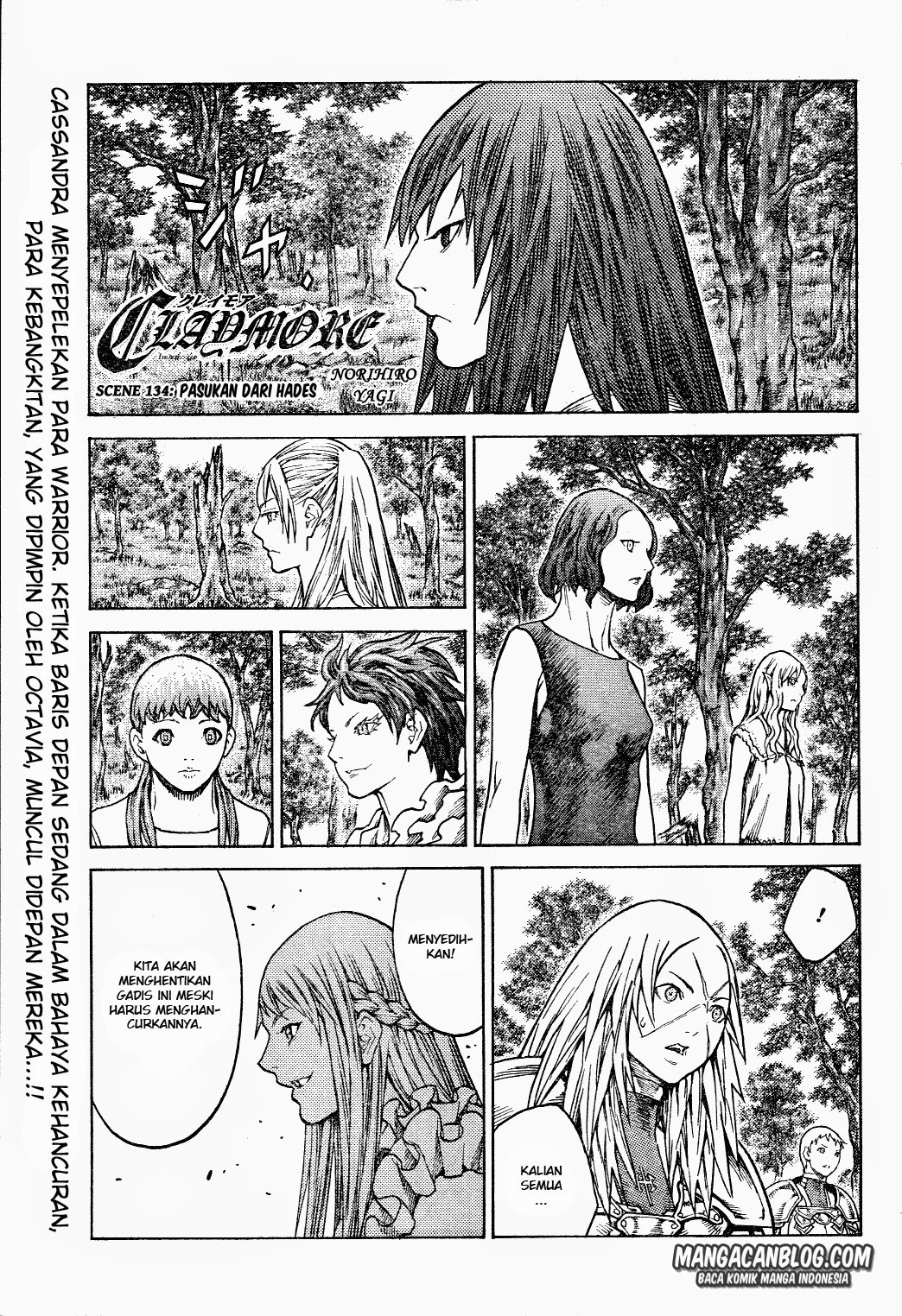 Claymore Chapter 134 Bahasa Indonesia