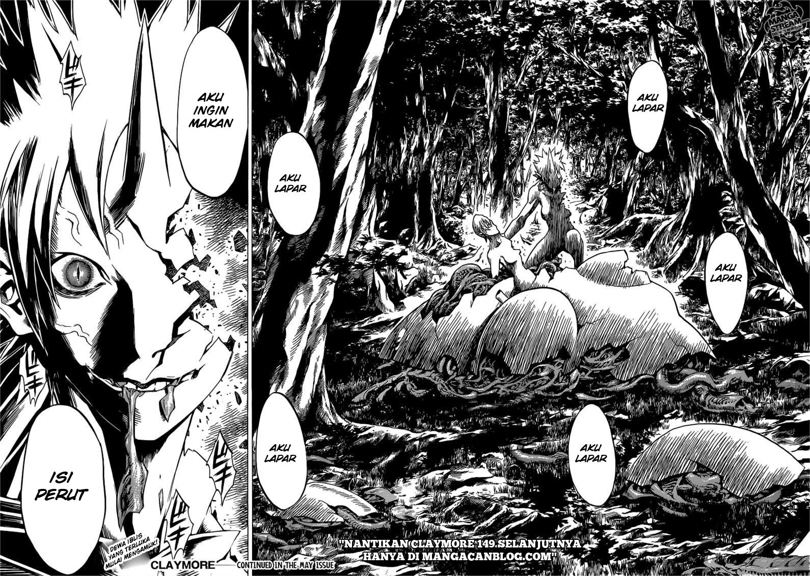 Claymore chapter 148