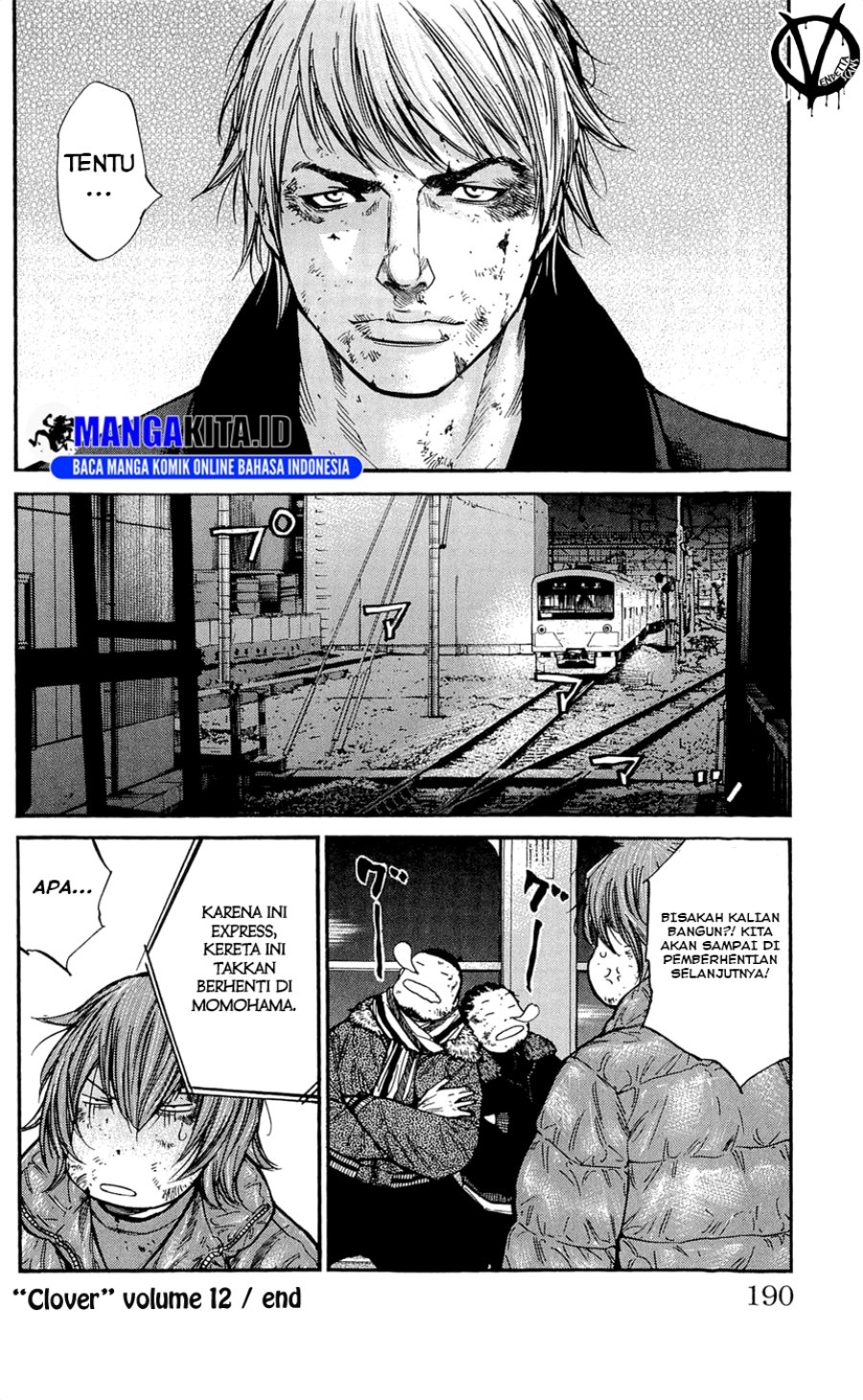Clover (Tetshuhiro Hirakawa) Chapter 106 Bahasa Indonesia