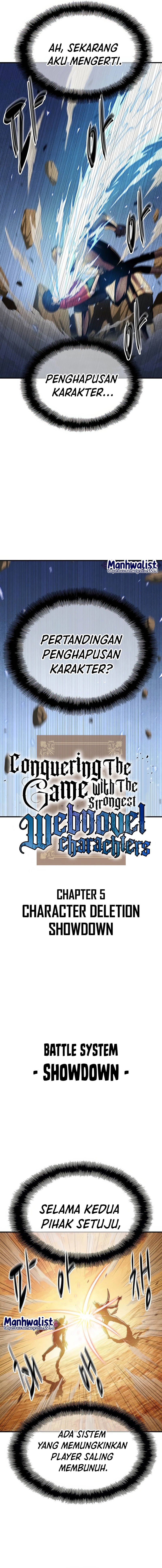 Conquering the Game With the Strongest Webnovel Characters chapter 5