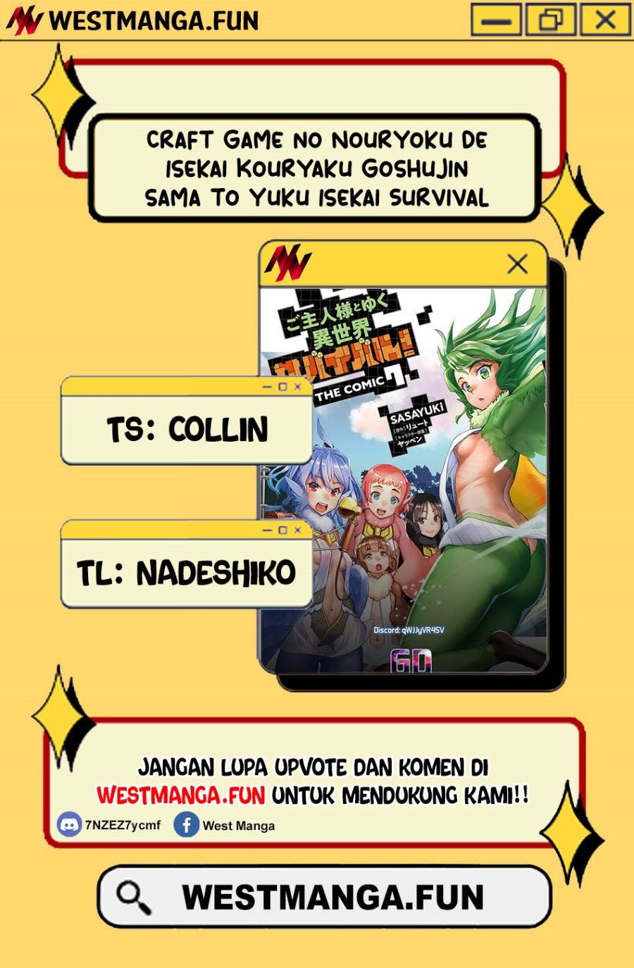 Craft Game no Nouryoku de Isekai Kouryaku!! Chapter 49 Bahasa Indonesia