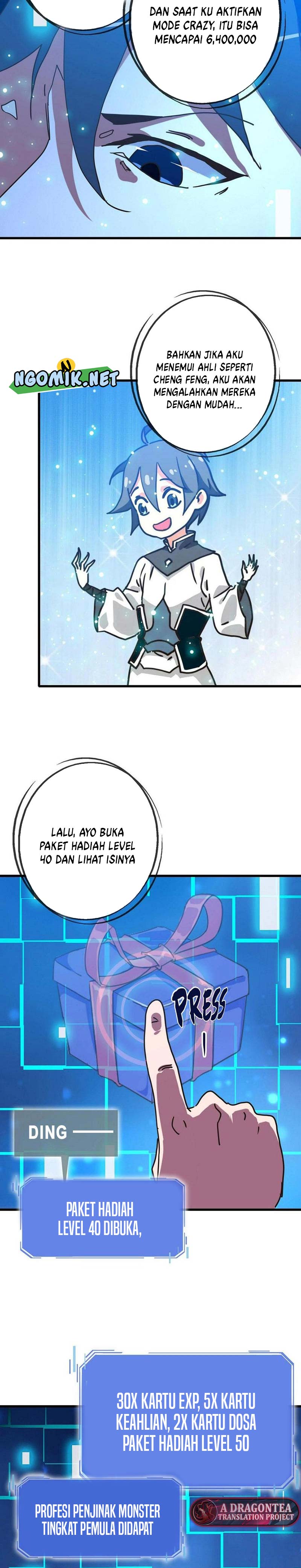 Crazy Leveling System Chapter 100 Bahasa Indonesia