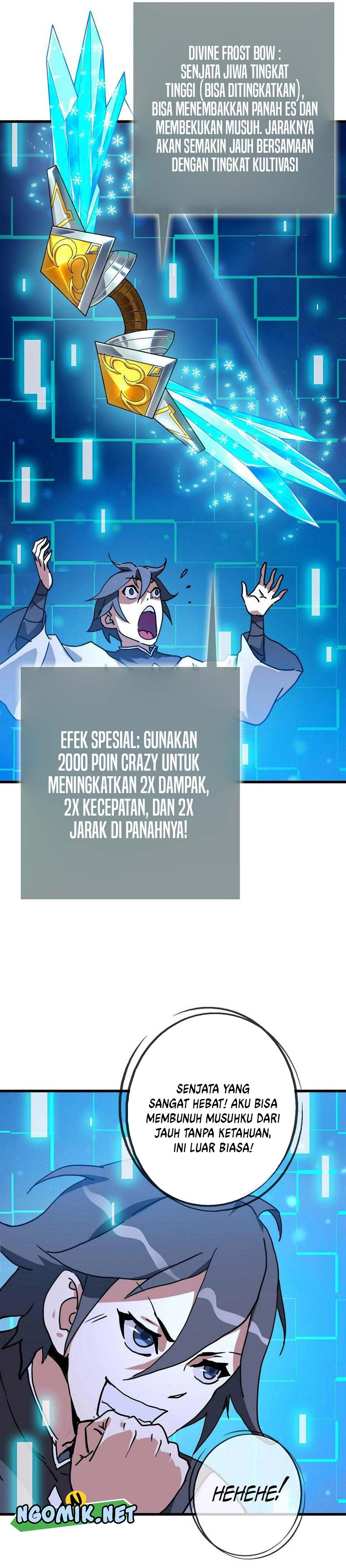 Crazy Leveling System Chapter 100 Bahasa Indonesia