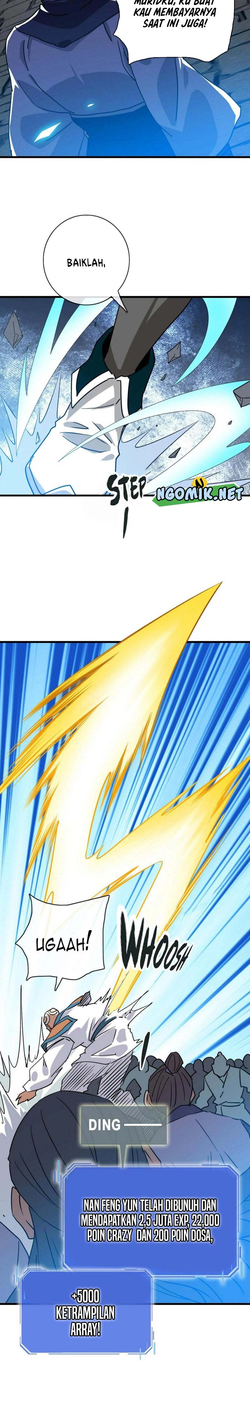 Crazy Leveling System Chapter 102 Bahasa Indonesia