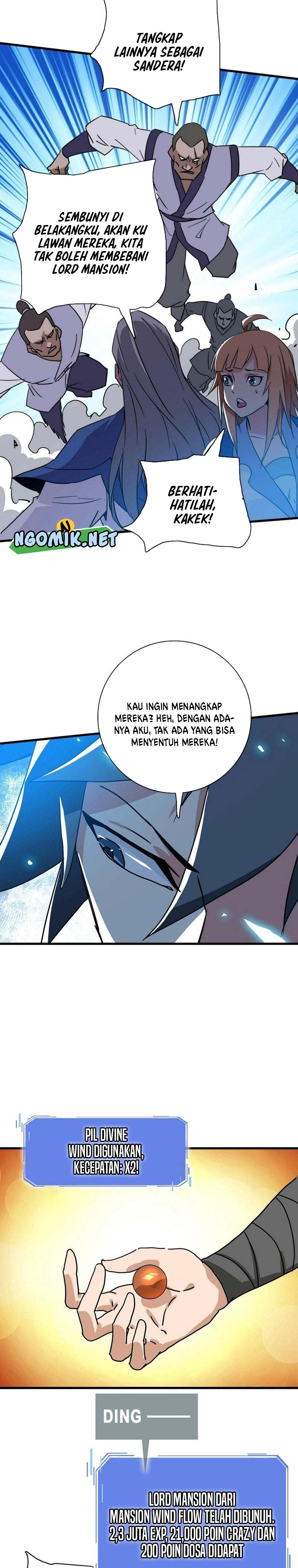 Crazy Leveling System Chapter 102 Bahasa Indonesia