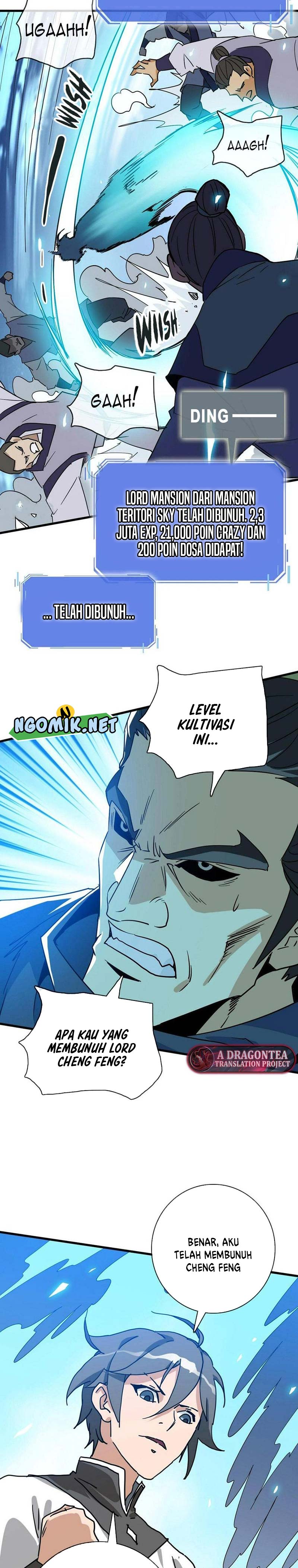 Crazy Leveling System Chapter 102 Bahasa Indonesia