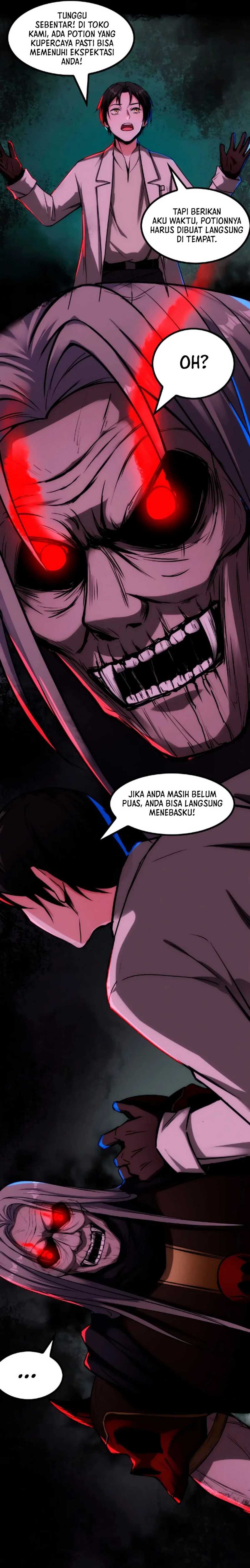 Creepy Pharmacist: All My Patients Are Horrific Chapter 49 Bahasa Indonesia