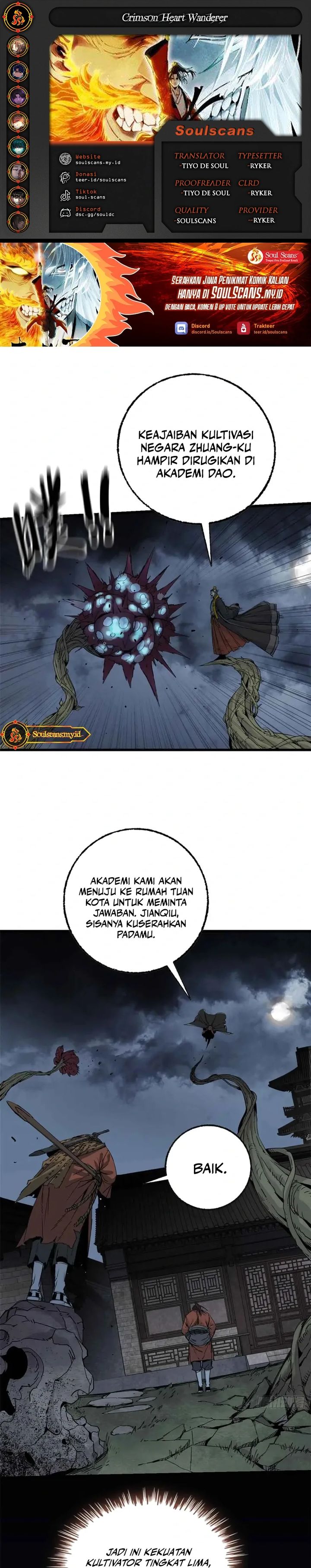 Crimson Heart Wanderer Chapter 13 Bahasa Indonesia