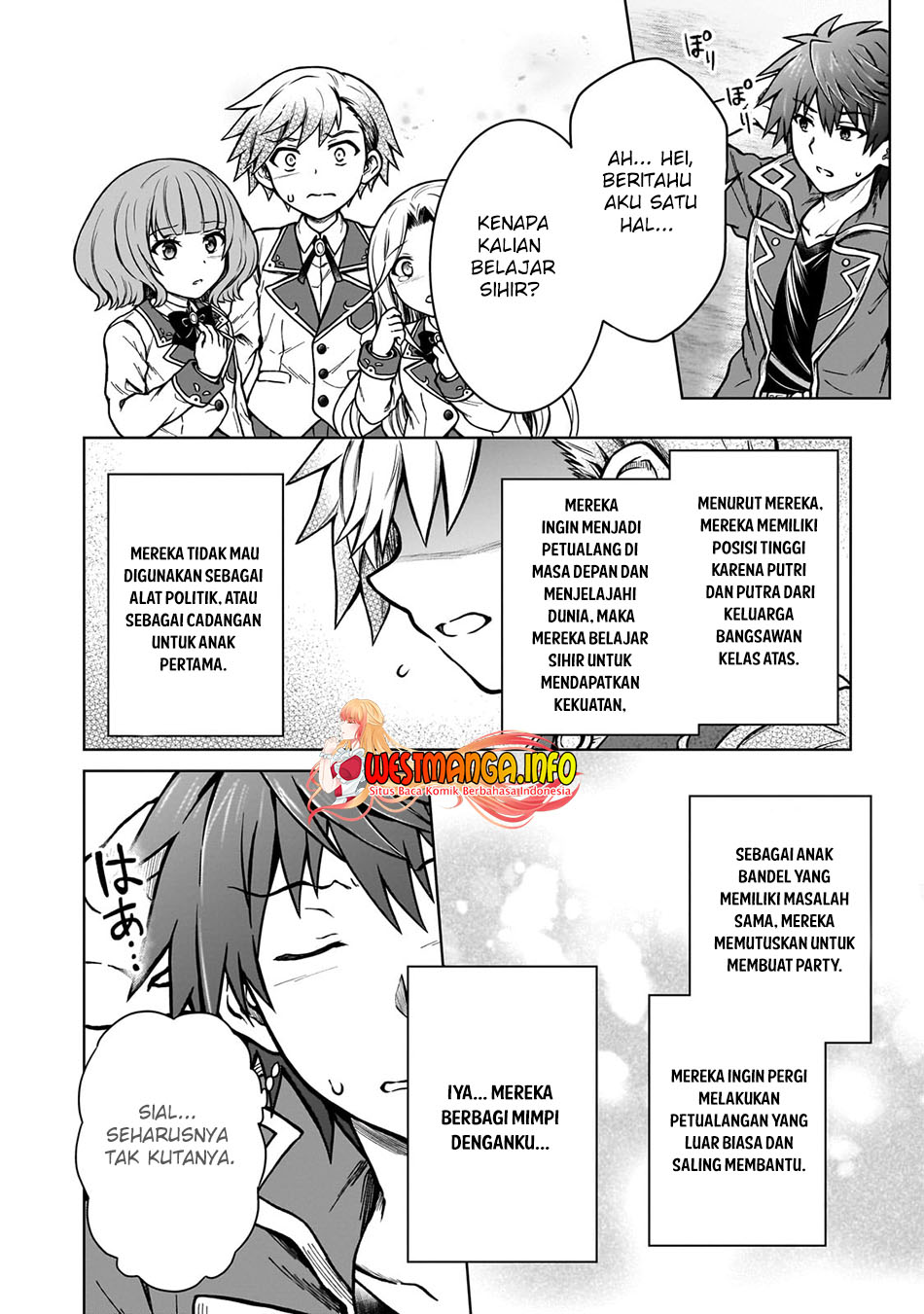 D Rank Adventurer Invited By A Brave Party, And The Stalking Princess Chapter 16 Bahasa Indonesia
