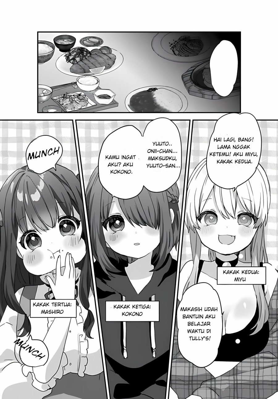 Daigaku Nyuugakuji Kara Uwasa Sareteita Bishoujo San Shimai, Ikiwakareteita Gimai Datta. chapter 2