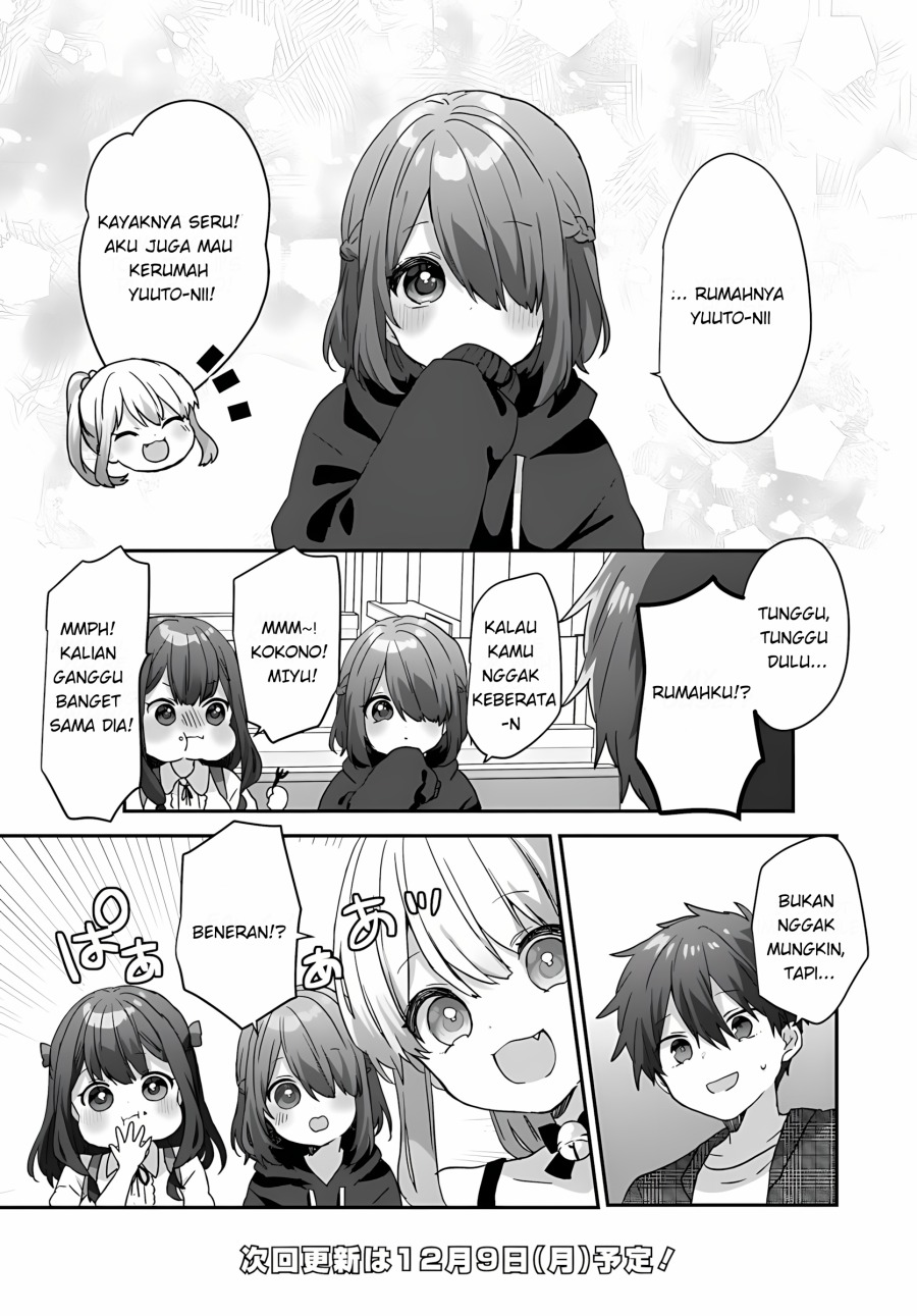 Daigaku Nyuugakuji Kara Uwasa Sareteita Bishoujo San Shimai, Ikiwakareteita Gimai Datta. chapter 2