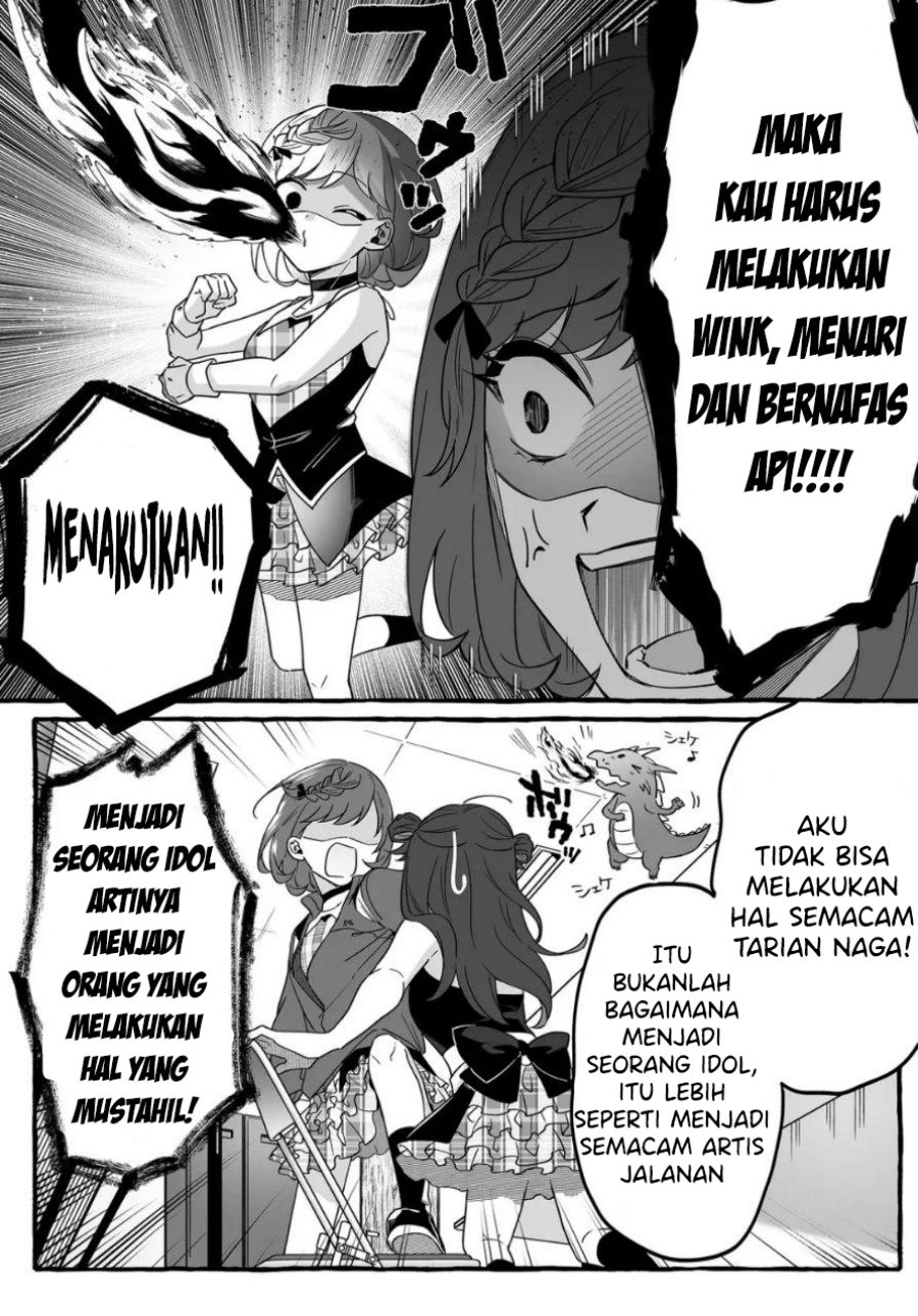 Damedol to Sekai ni Hitori Dake no Fan (Serialization) chapter 2