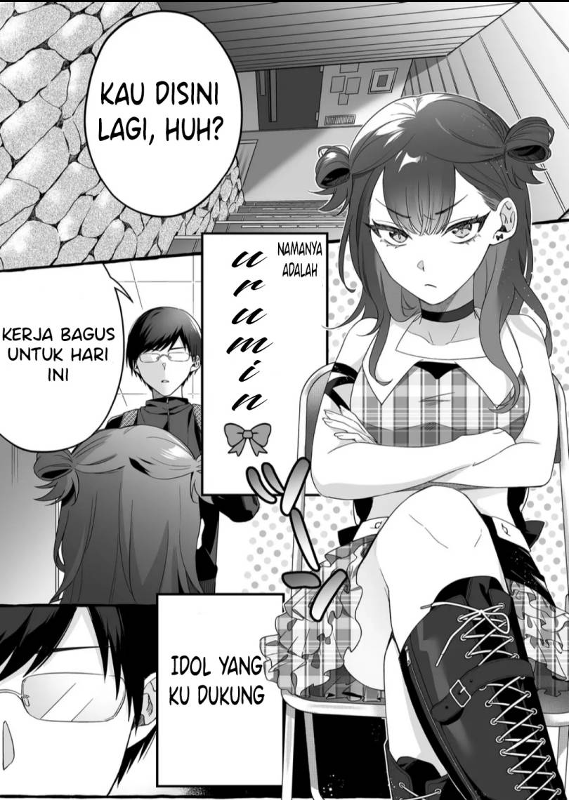 Damedol to Sekai ni Hitori Dake no Fan (Serialization) Chapter 01 bahasa Indonesia