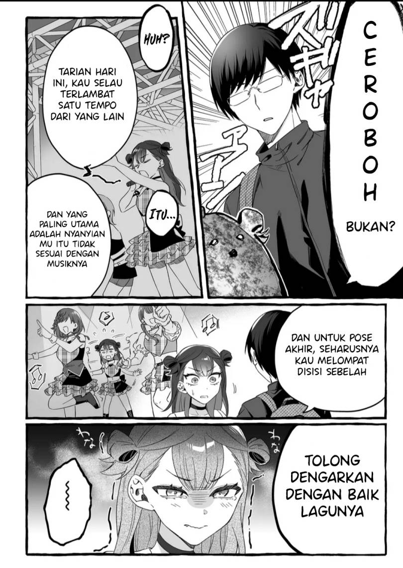 Damedol to Sekai ni Hitori Dake no Fan (Serialization) Chapter 01 bahasa Indonesia