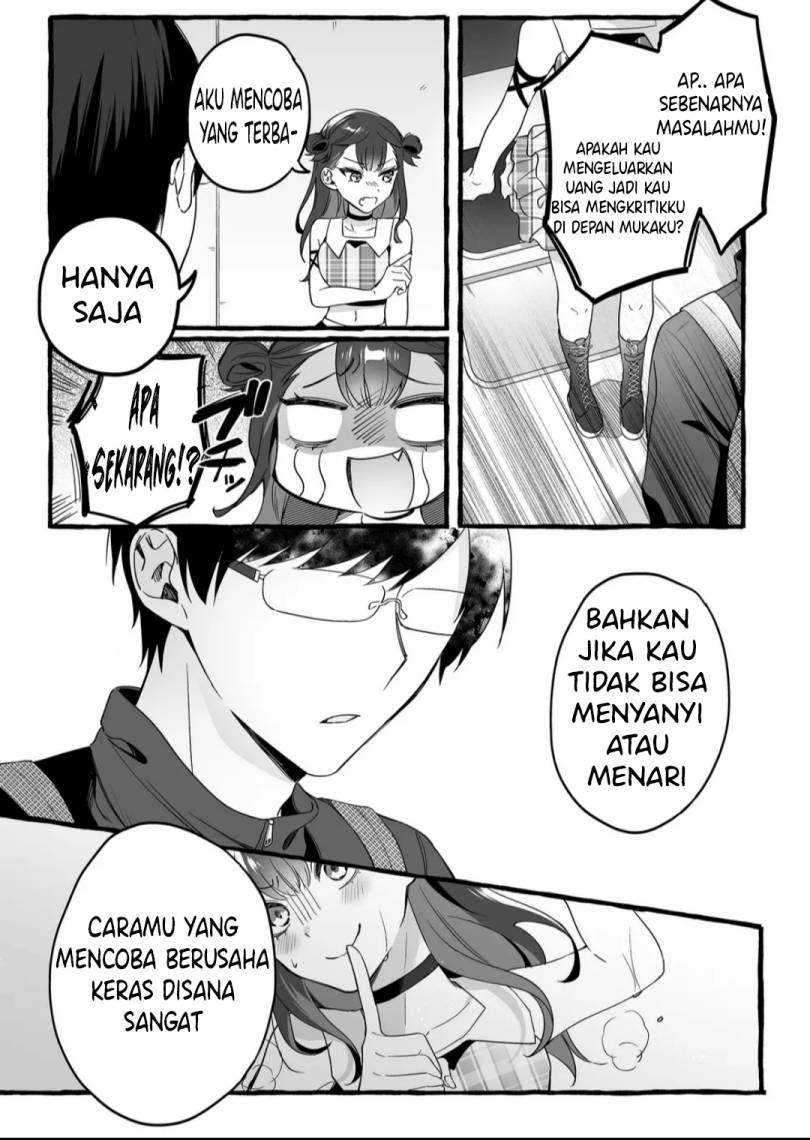 Damedol to Sekai ni Hitori Dake no Fan (Serialization) Chapter 01 bahasa Indonesia