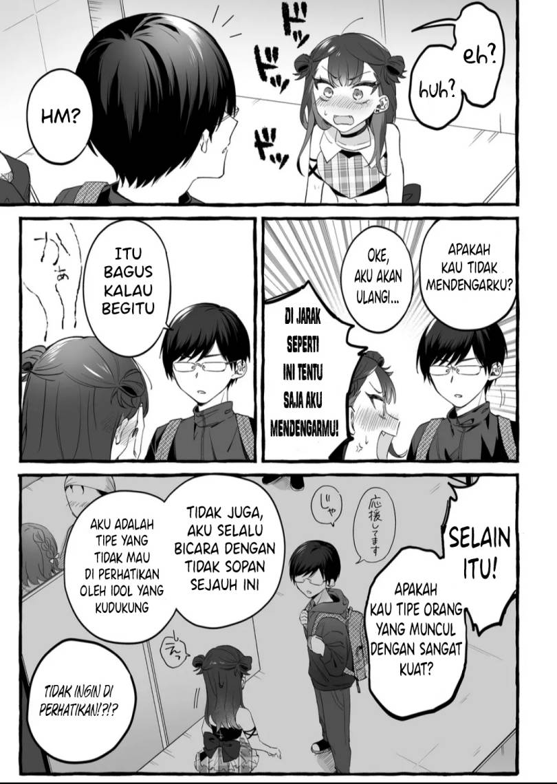 Damedol to Sekai ni Hitori Dake no Fan (Serialization) Chapter 01 bahasa Indonesia