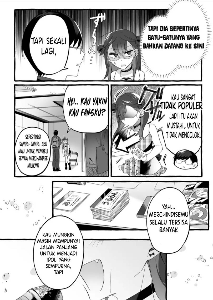 Damedol to Sekai ni Hitori Dake no Fan (Serialization) Chapter 01 bahasa Indonesia