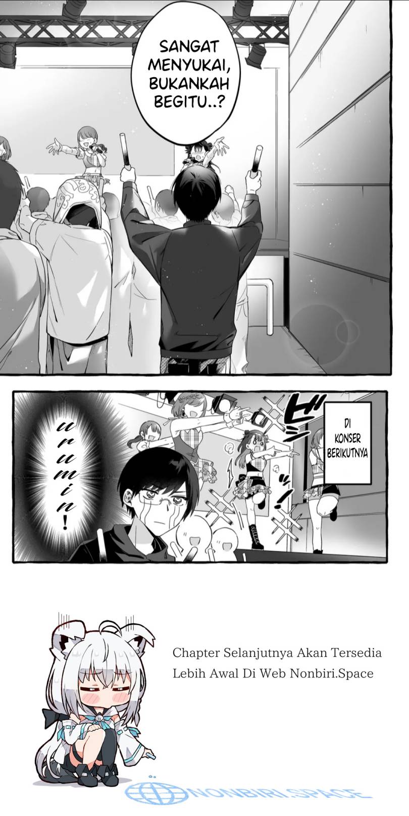 Damedol to Sekai ni Hitori Dake no Fan (Serialization) Chapter 01 bahasa Indonesia