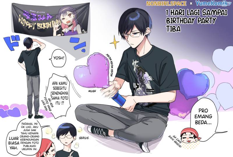 Damedol to Sekai ni Hitori Dake no Fan (Serialization) Chapter 08.5 bahasa Indonesia