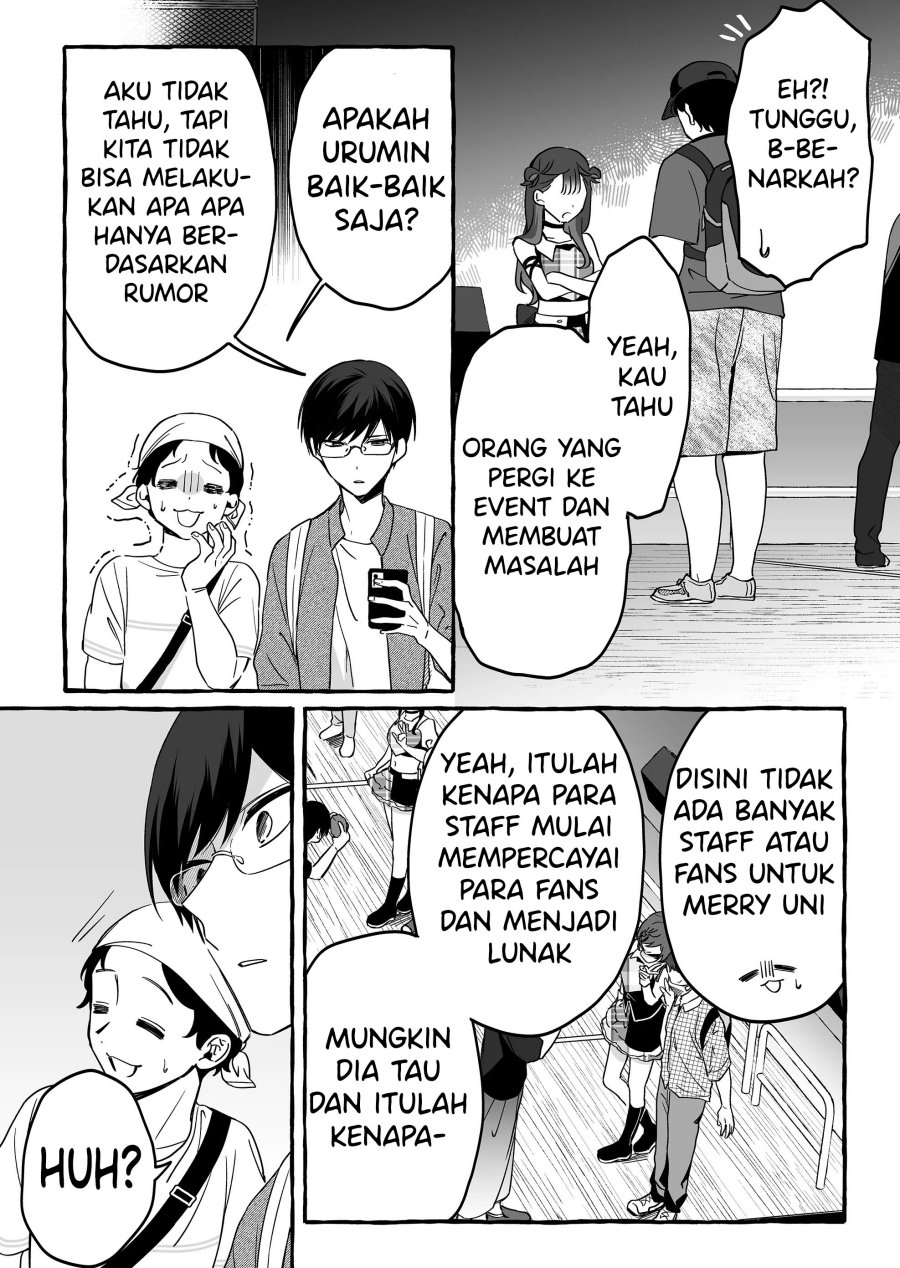 Damedol to Sekai ni Hitori Dake no Fan (Serialization) Chapter 09 bahasa Indonesia