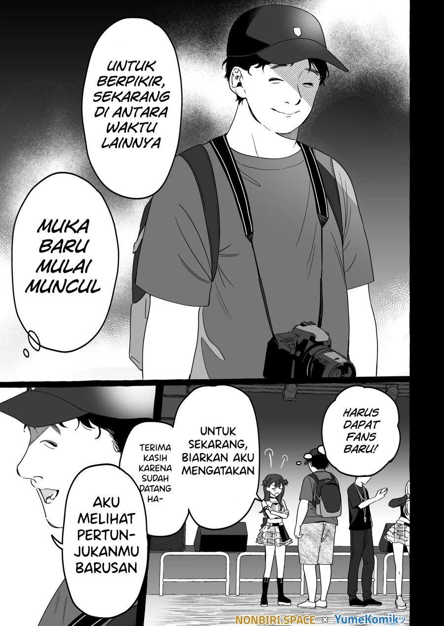 Damedol to Sekai ni Hitori Dake no Fan (Serialization) Chapter 09 bahasa Indonesia