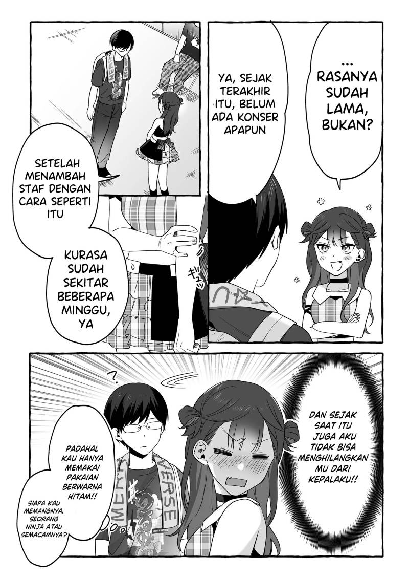 Damedol to Sekai ni Hitori Dake no Fan (Serialization) Chapter 15 Bahasa Indonesia