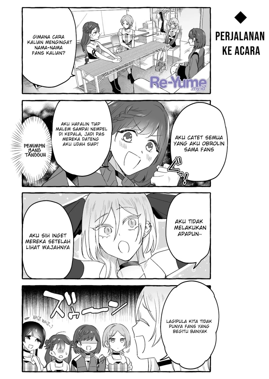 Damedol to Sekai ni Hitori Dake no Fan (Serialization) Chapter 21 Bahasa Indonesia