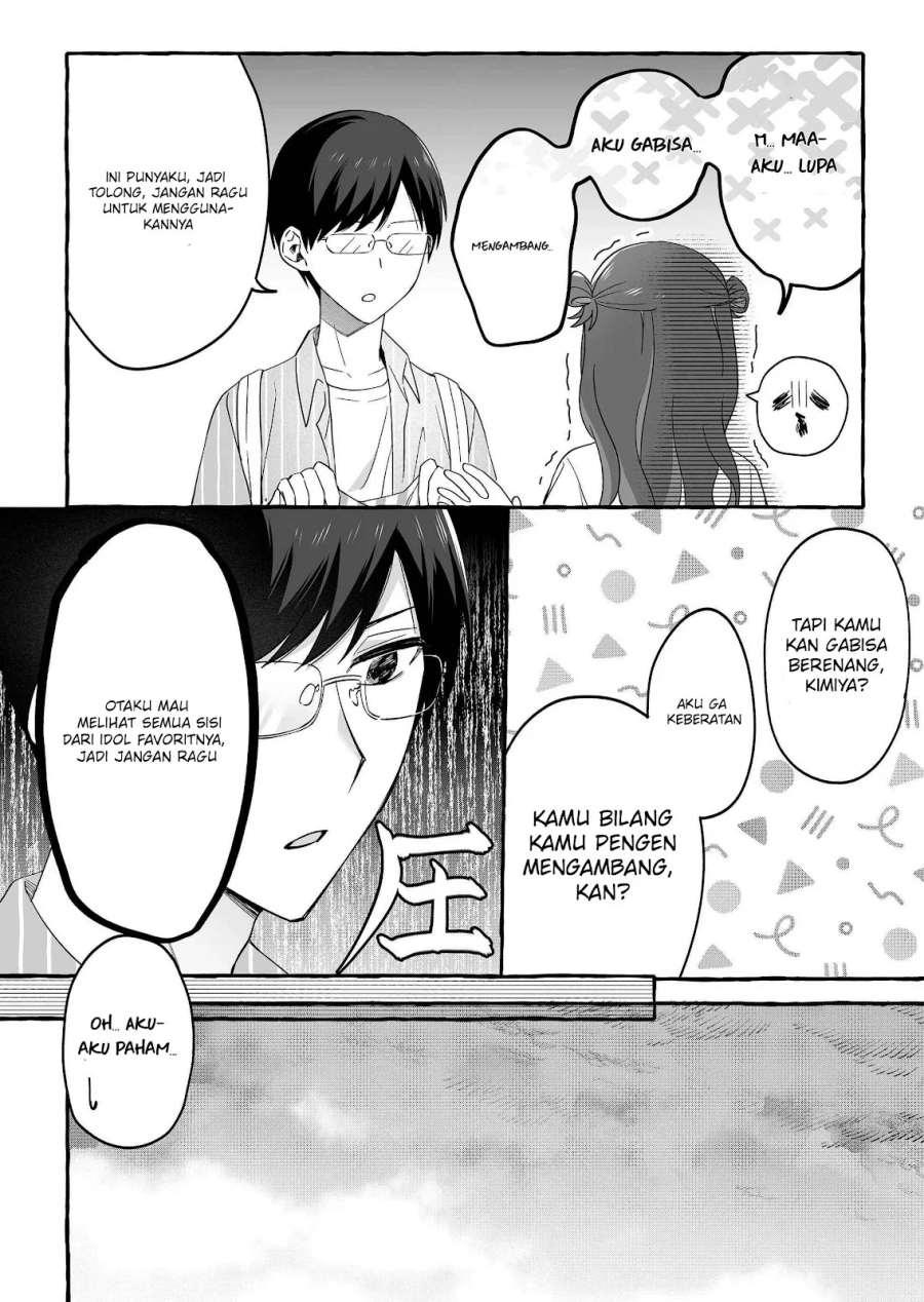 Damedol to Sekai ni Hitori Dake no Fan (Serialization) Chapter 34 Bahasa Indonesia