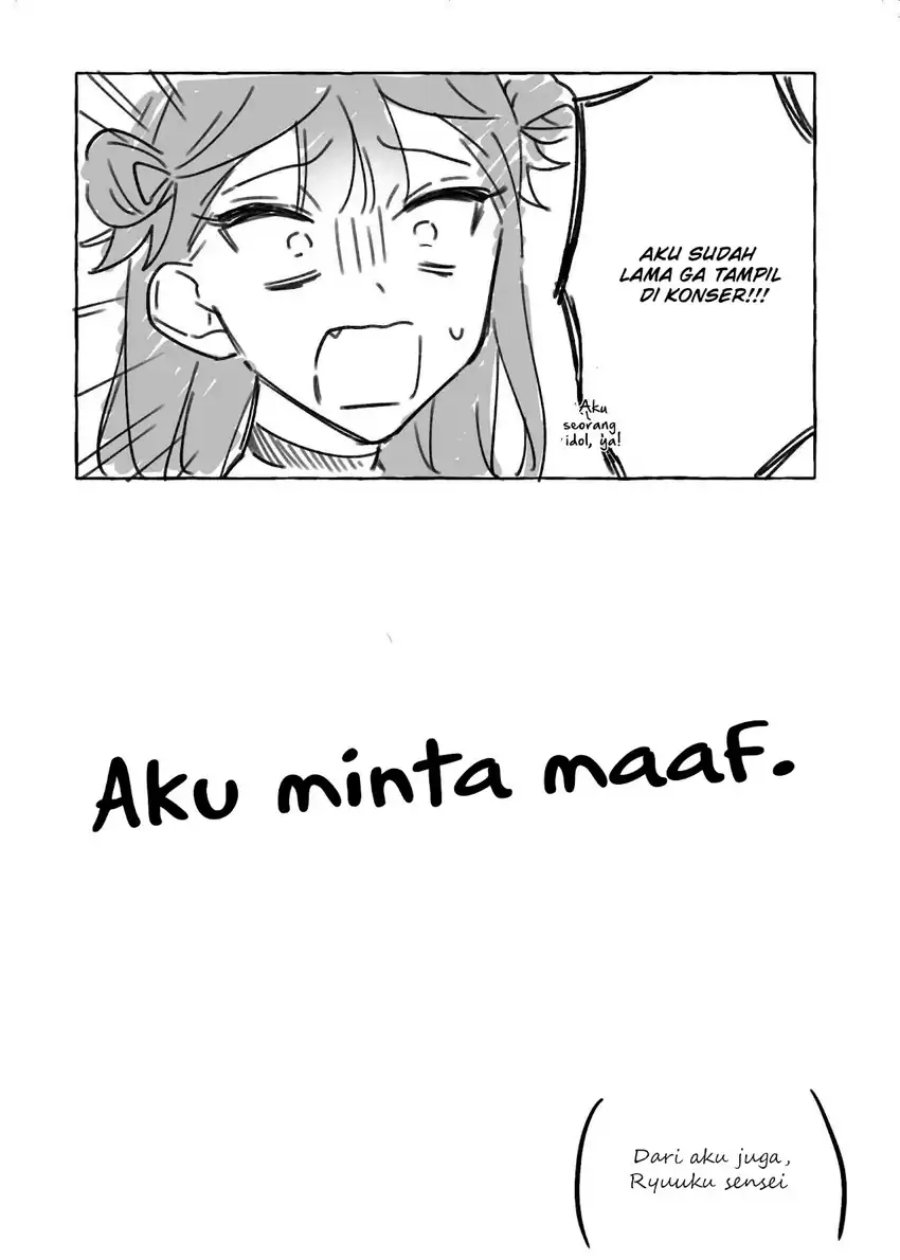 Damedol to Sekai ni Hitori Dake no Fan (Serialization) Chapter 36.6 Bahasa Indonesia