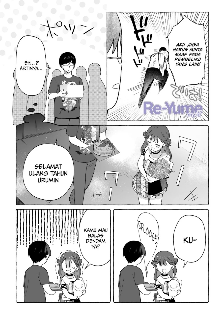 Damedol to Sekai ni Hitori Dake no Fan (Serialization) Chapter 49 Bahasa Indonesia