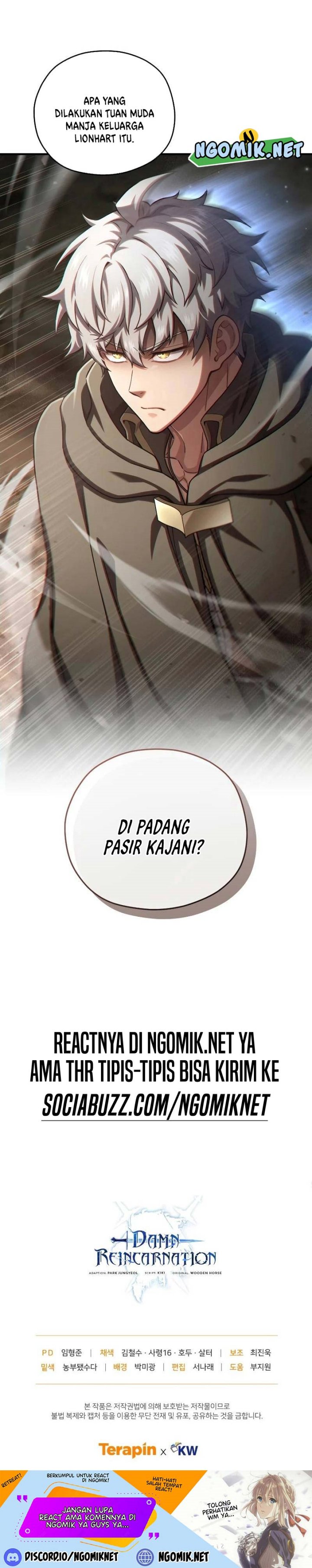 Damn Reincarnation Chapter 55 Bahasa Indonesia