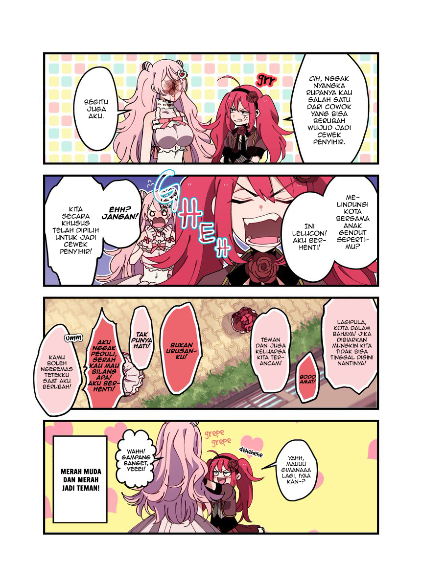 Danshi Koukousei ga Mahou Shoujo ni Naru Hanashi (The Story of High School Boys Who Became Magical Girls) chapter 11