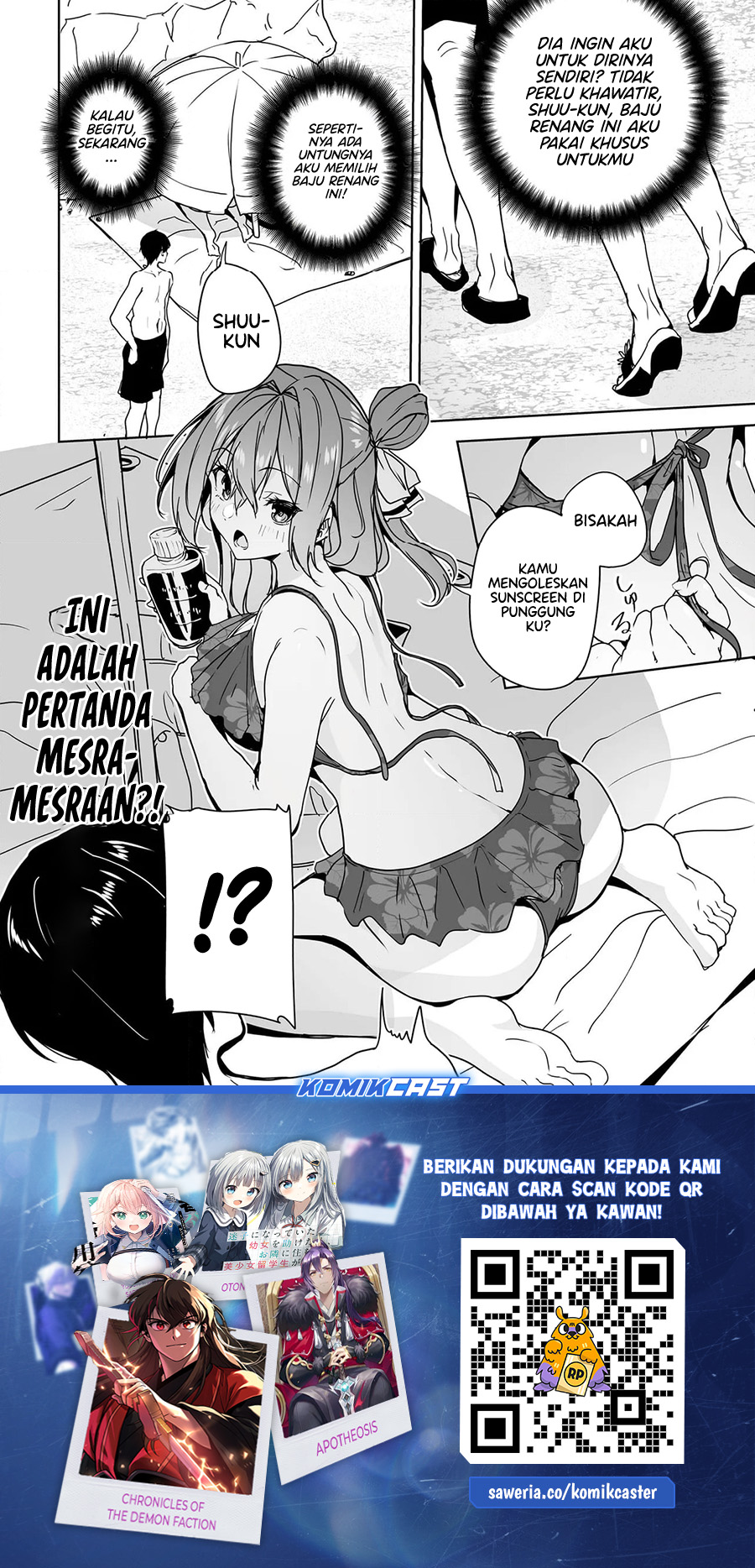 Danshi dato Omotteita Osananajimi Chapter 15 Bahasa Indonesia