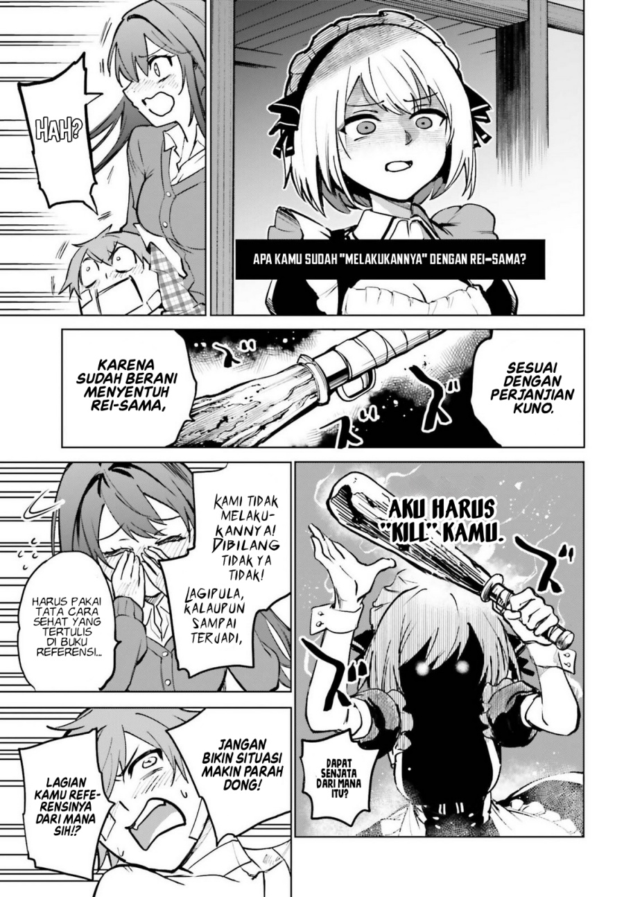 Danshi Kinsei Game Sekai de Ore ga Yarubeki Yuiitsu no Koto – Yuri no Ma ni Hasamaru Otoko to Shite Tensei shite shimaimashita chapter 11