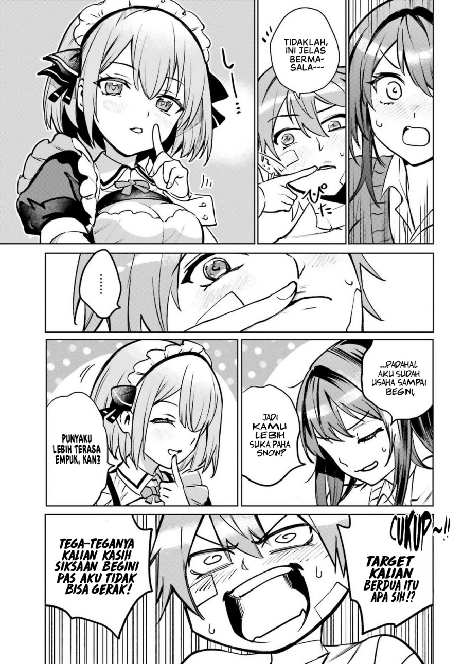 Danshi Kinsei Game Sekai de Ore ga Yarubeki Yuiitsu no Koto – Yuri no Ma ni Hasamaru Otoko to Shite Tensei shite shimaimashita chapter 11