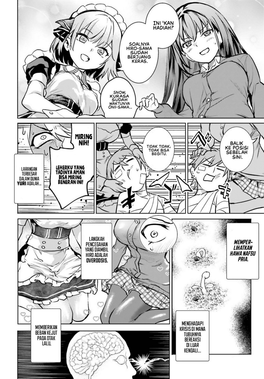 Danshi Kinsei Game Sekai de Ore ga Yarubeki Yuiitsu no Koto – Yuri no Ma ni Hasamaru Otoko to Shite Tensei shite shimaimashita chapter 11